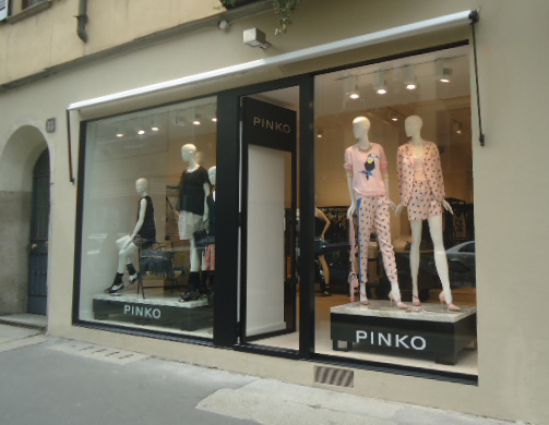 Ristrutturazione negozio Pinko